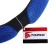 Torso steering wheel, anatomical, size 38 cm, black and blue