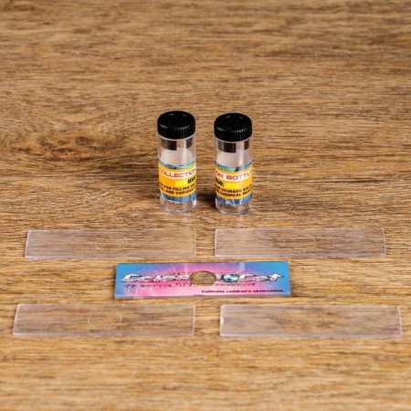 Microscope "Young researcher", the frequency of an increase in 450x, 200x, 100x, with backlight, mix 1-6