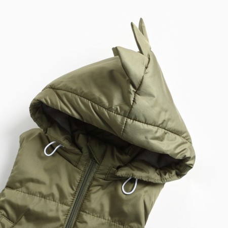 Children's vest, khaki color, height 92 cm-1