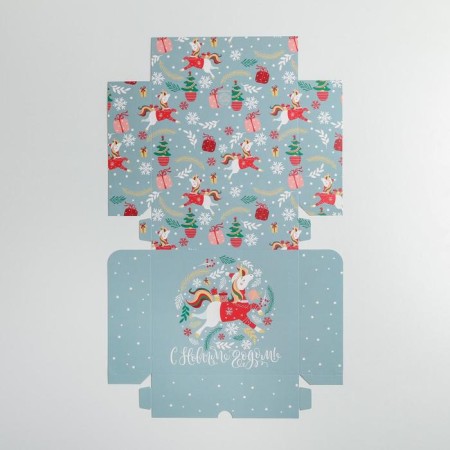 Packaging for confectionery "Magic", 20 x 17 x 6 cm, New Year-4