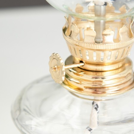 Kerosene lamp decorative transparent 9x9x18 cm risalux-7