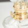 Kerosene lamp decorative transparent 9x9x18 cm risalux
