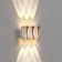 Facade lamp "Elegant", FSD-042, 6 W, 3000K, 3 rays, IP65, 220 V, plastic, white