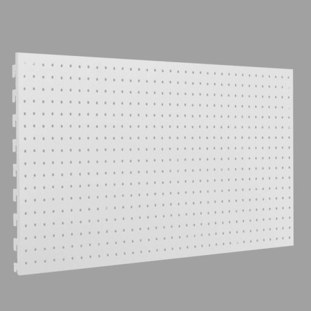 Rack panel, 35 × 90 cm, perforated, step 2.5 cm, white color-7