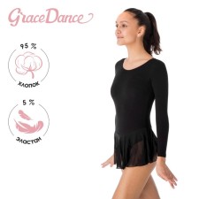 A swimsuit for gymnastics and dancing Grace Dance, p. 40, black color