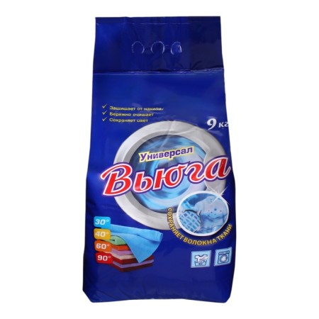Pollex washing powder "Blizzard", universal, 9 kg