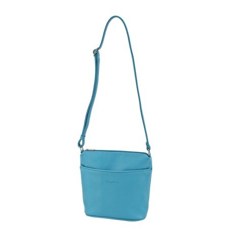 Cross-Bodi bag, lightning department, blue color 24x22x10.5cm-1
