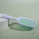 The comb massage, wide, ventilated, 8.5 × 20.5 cm, PVC box, white/turquoise color