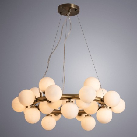 Bolla-Piccolo chandelier, 25x25W G9, bronze color-1