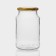 A set of glass cans with a conservation lid, TO-82 mm, 0.9 l, 6 pcs
