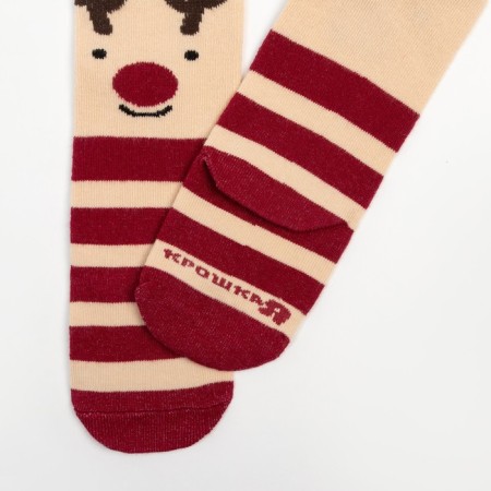 Tights of crumb I am "deer", beige, height 86-92 cm-2