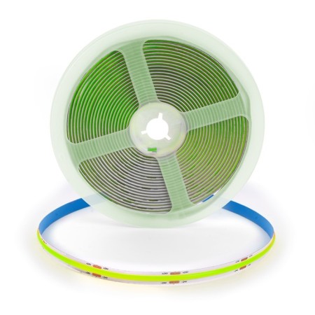 Feron 5 m, IP20, COB LED strip, 320 LED/m, 8 W/m, 24 V, Green glow-3