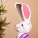 Souvenir "Hare" hanging paws, tree 60 cm