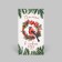 A package without handles "Happiness in the New Year", bullfinchy 10 x 19.5 x 7 cm, New Year