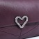 Magneta bag, long belt, purple color