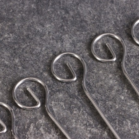 A set of skewers for barbecue, metal, 12 pcs, 35 cm-2
