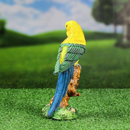 Garden figure "Parrot on a branch" 22x8x9cm-2