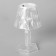 The nightlight "Prism" LED from LR1130 batteries is transparent 6.8x6.8x12 cm