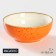 Porcelain salad Magistro "Cerera", 1.1 l, d = 18.5 cm, color orange color