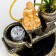 Desktop fountain "Buddha with flower" 16x16x22 cm