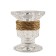 Glass candlestick, for high holy, 5 × 5.5 cm