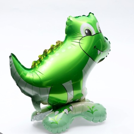 Foil ball 15 "Crocodile", on a stand, under the air-1