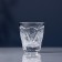 Set of crystal stops for wine, 25 ml, 6 pcs
