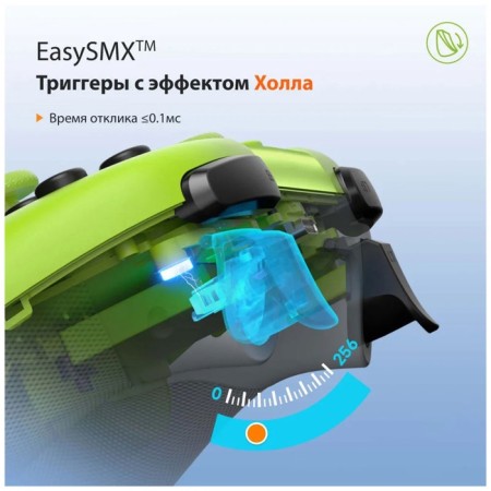 Easysmx X05 wireless gamepad with RGB backlight, green (VG-C508)-3