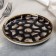 Board ceramic cake Black Style, D = 15 cm, black color