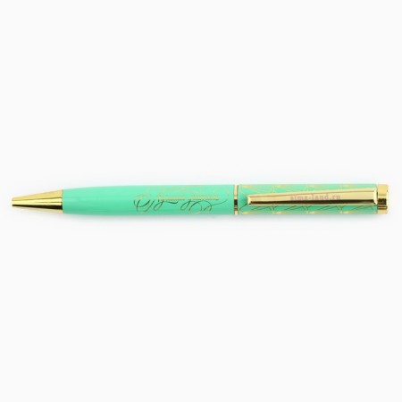Pen in the gift box "beloved teacher", metal, blue paste, 1.0 mm-1