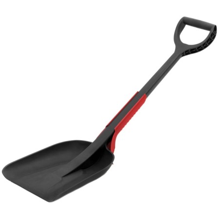 Car shovel with scraper