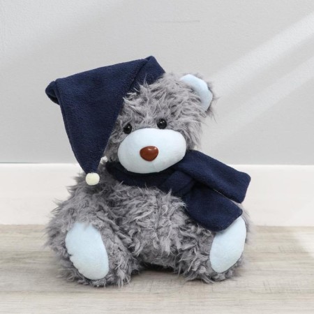 Soft toy "Bear", shaggy, mix-1