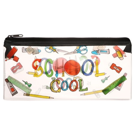 Soft "school time" Calligrata, 95x205 mm, 1 compartment, flat, PVC-2