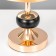 Aryel light lamp E27 40w Black-gold 21x21x34 cm Risalux