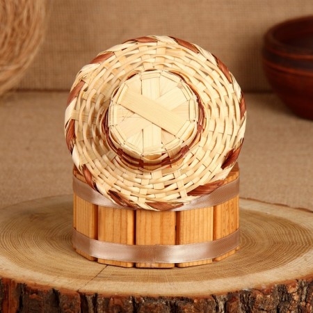 Copper-cap "Brown Stasik", in a hat, 15 x 12 cm-2