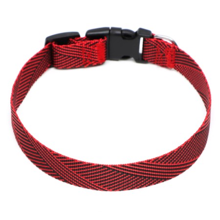 Collar "Kubel", width 2 cm, red-1