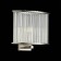 Sconces st. SL1627.101.01. Velletri. 1x40 W, E14, 21x25 cm, color chromium