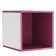 Hall-shelf 49, 330 × 370 × 330 mm, fuchsia color