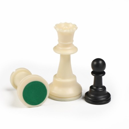 Chess Grandmaster, tournament 43x43 cm, Plastic figures, King H-10 cm, Pig H = 4.5 cm-1