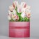 Volumetric postcard "Happy Birthday", tulips, 17 × 9 × 31 cm