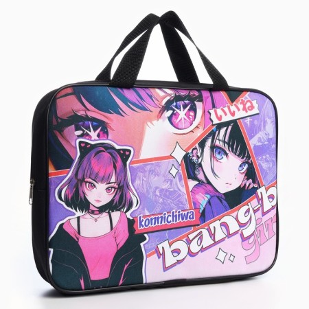 A4 notebook folder on lightning textiles 70mm 350 x 270 virgins “September 1: Bang anime”-1