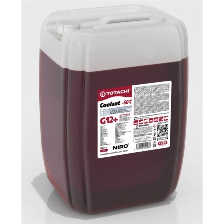 Antifreeze Totachi Niro Coolant -50 C, G12+, Red, 20 kg