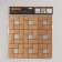 Self -adhesive panel 30*30cm soft geometry, bronze