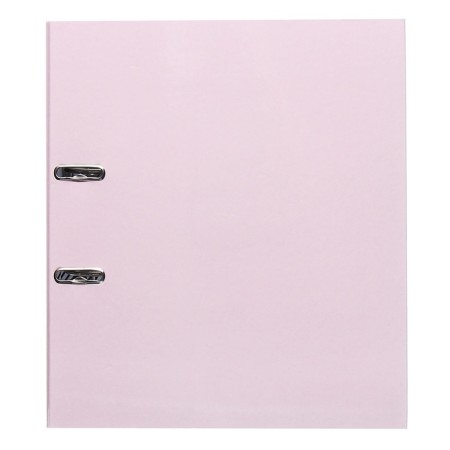 PAPKA-registrar A4 75mm Calligrata laminated, pale pink-3