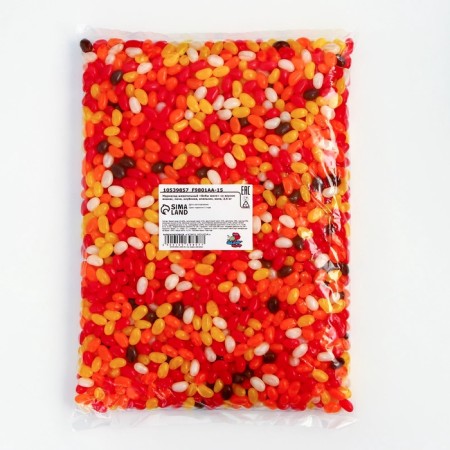 Chewing marmalade "jelly" with flavor pineapple, larch, strawberries, orange, cola, 2.5 kg-1