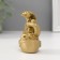 NECKE Polystone "Cobra on a ingot of iambic with a Chinese coin" for bronze 4x5.7x7.5 cm