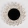 Mirror wall “curls”, D mirror surface 11 cm, white color
