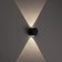 Facade lamp “Cube”, FSD-013, 2 W, 3000K, 1 Ray, IP65, 220 V, Metal, Black