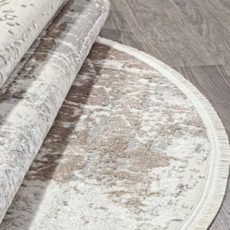 Oval carpet kardlen marmaris, size 192x290 cm, color Gry/D.Beige-2