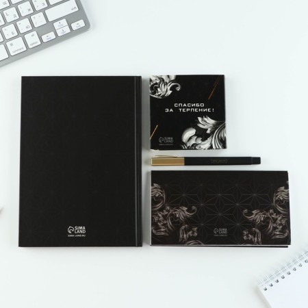 Gift set "Teacher": A5 diary, 80 sheets, planing, pen, paper block-3